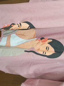 Pink Oversized Collared Shirt