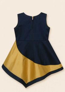 Adorable Navy &amp; Gold Party Dress