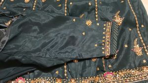 Teal Rajputi Poshak