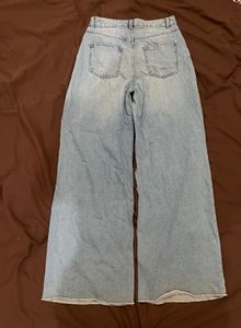 Light Wash Wide Leg Jeans