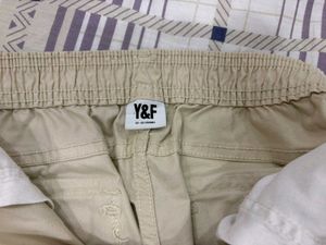 Beige Cargo Pants