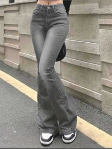 ‧₊˚🖇️✩ y2k Grey Flared Jeans