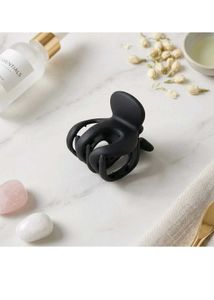 Black Matte Hair Claw Clip