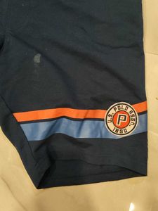 Men's Navy Polo Shorts