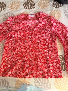 Floral printed Shirt Stylw Top