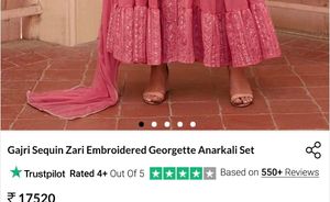 Georgette Anarkali Suit