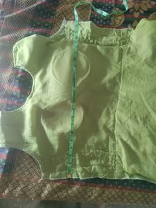 Parrot Green Colour Gown Like New One Time Use