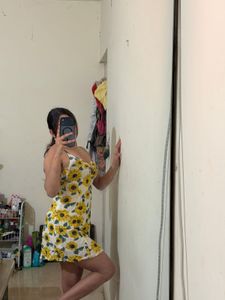 Sunflower Print Sundress