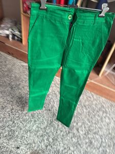 Green Colour Pant
