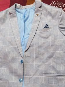 Men's Checked Blazer