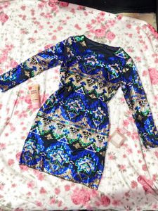 Price Drop 😍 Zara Aztec Sequin Dress
