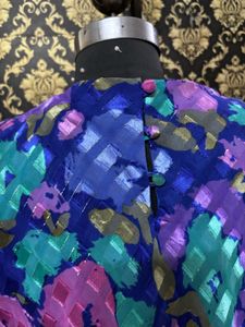 Vibrant Floral Print Tiered Dress