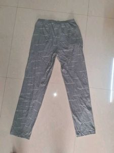 Grey Printed Pajama Pants