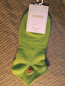 Cute Green Ankle Socks