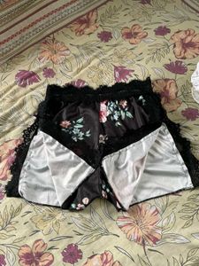 Floral Satin Babydoll Nightwear