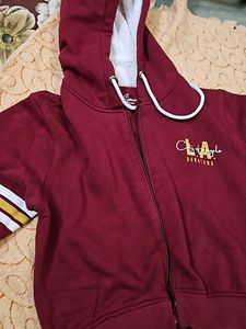 Crop Sweat With Zip