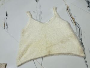 Cozy Cream Fuzzy Tank Top
