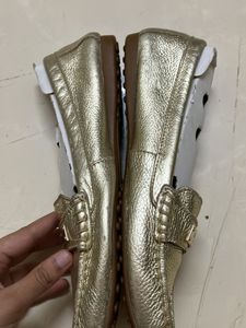 Coach Gold Loafers