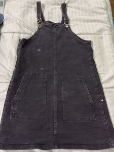Denim Pinafore Dress
