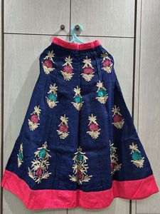 Elegant Pink Kurti with Embellished Neckline