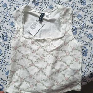 Floral Print Tank Top