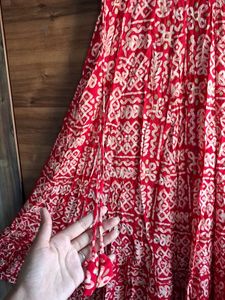 Beautiful Brand New Kurti Red Colour