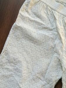 Embroidered Chikankari Palazzos