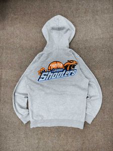 Grey Tiger Graphic Hoodie