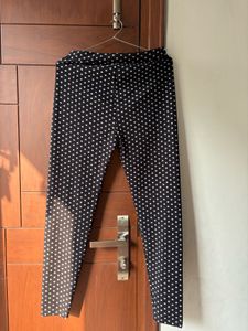 Polka Dot Black Pants