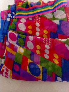 Colorful Patterned Scarf or Stole