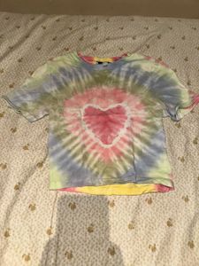 Cute Tie-Dye Heart T-Shirt