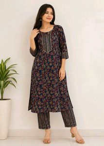 Navy blue kurta set💙