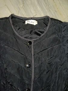 Black Lace Detail Jacket