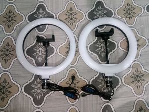 (Pack of 2) 10 inch Ring Light with Phone Holder