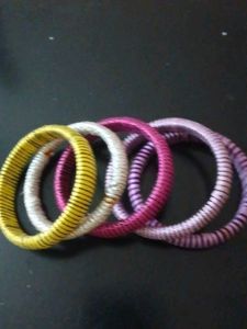 Colorful Thread Bangles Set