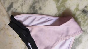 Pink &amp; Black Bikini Bottom