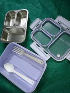 Durable Bento Box with Utensils