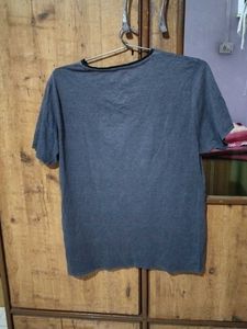 Kappa Grey V-Neck T-Shirt