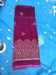 Premium Velvet blouse material Combo of 3