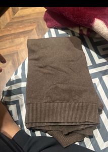 Blackberrys Original Brown Quarter-Zip Knit Sweate