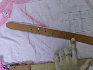 Women's Brown Belt with Silver Buckle