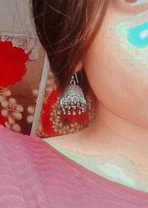 Stylish Oxidized Jhumka Earrings