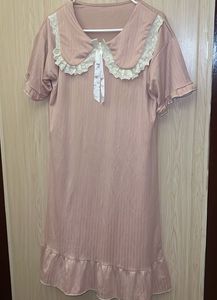 Vintage Pink Lace Dress
