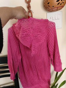 hoodie Knit Sweater