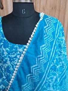 New suit .Sleeveless kurta plazo  big size 2