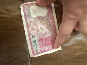 Lot of 5 Old Indian ₹2 Currency Notes – Original