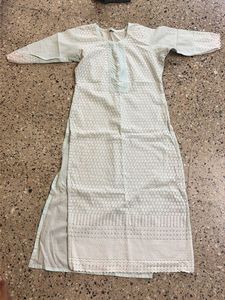 Light Blue Chikankari Kurta