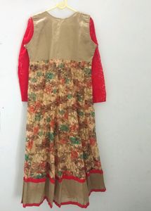 Multicolour Anarkali Pattern Kurti/Ethnic Gown