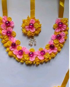 Flower Haldi Jewellery Set ✨