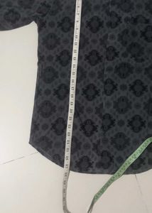 TUP Gray Patterned Button-Down